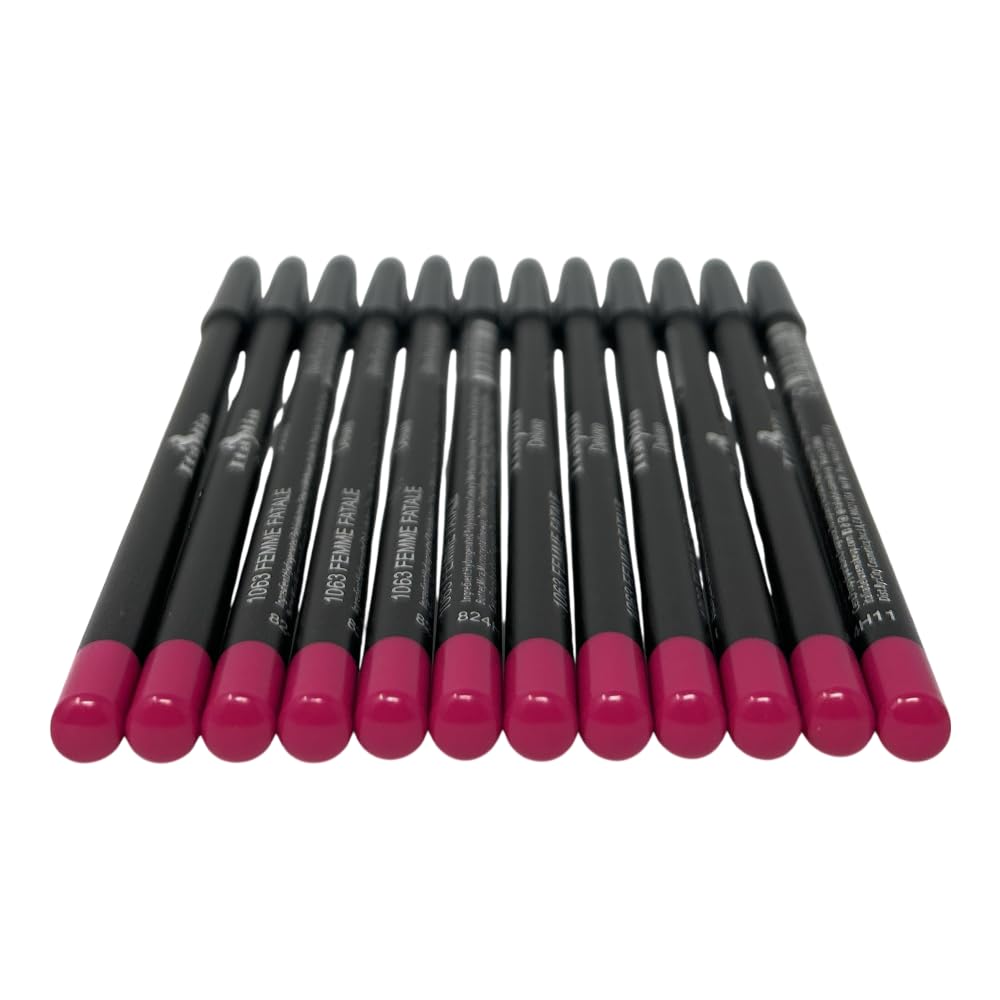 Italia-Deluxe Ultra Fine Lip Liner cream-swatch showing rich color and smooth application