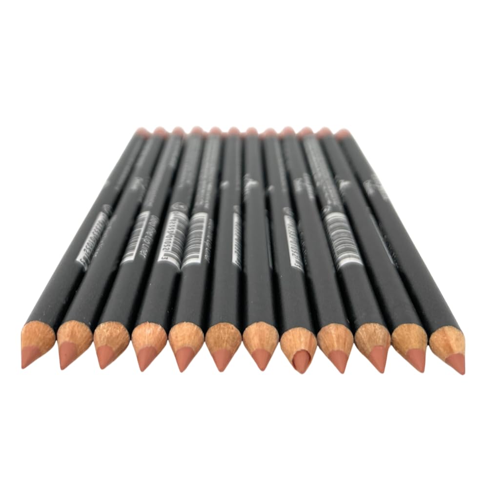 Italia-Deluxe Ultra Fine Lip Liner swatches show rich color and easy blend for everyday wear
