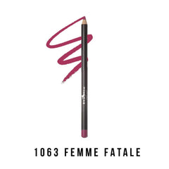 Italia-Deluxe Ultra Fine Lip Liner wooden pencil with deep color for versatile lip definition