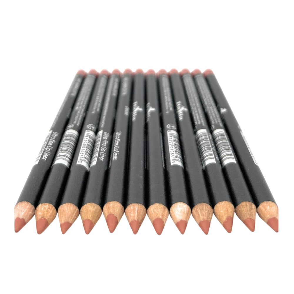 Italia-Deluxe Ultra Fine Lip Liner swatches reveal Terra Cotta shade for defined lips.