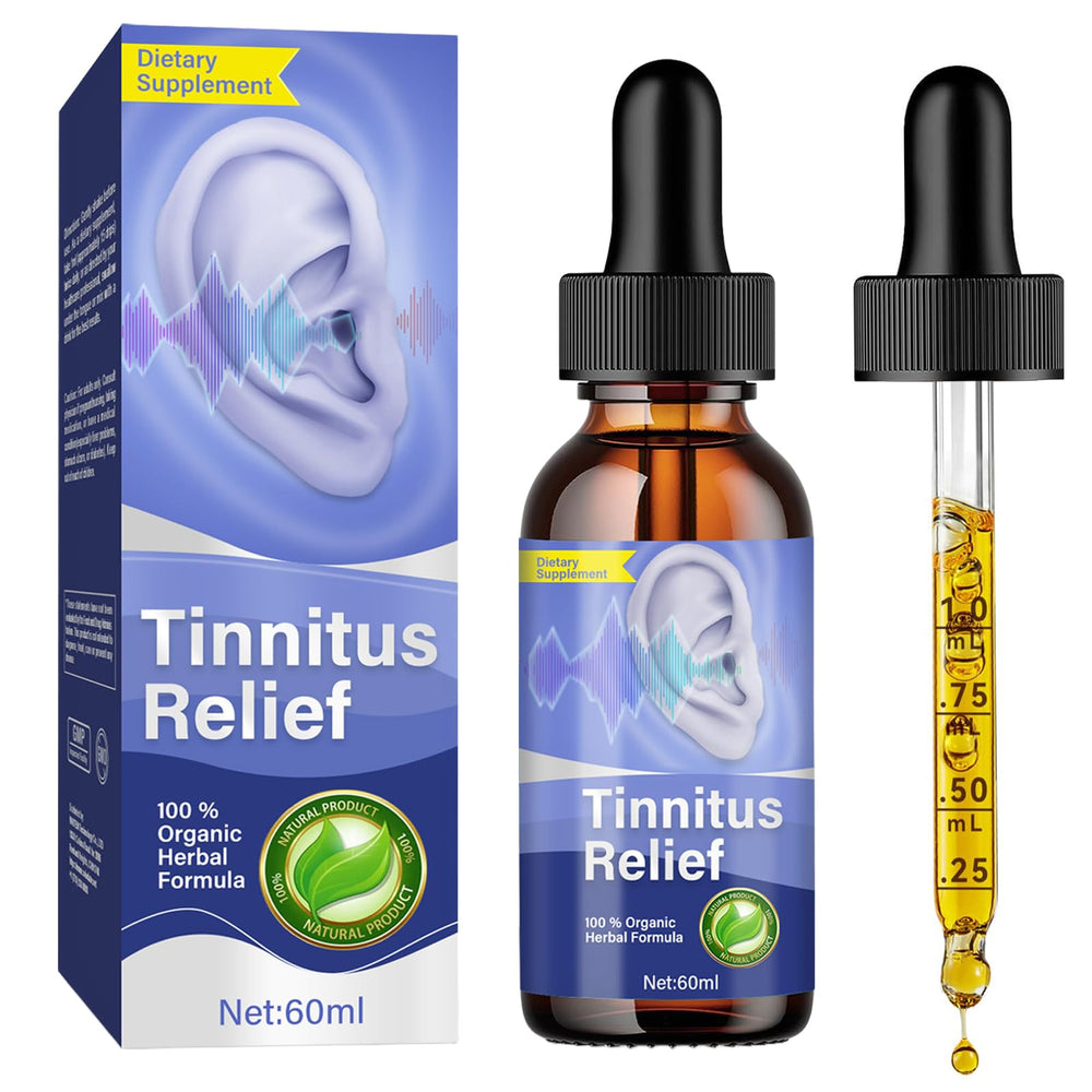 ITECFREELY tinnitus relief bottle with easy-use drops for calmer ears