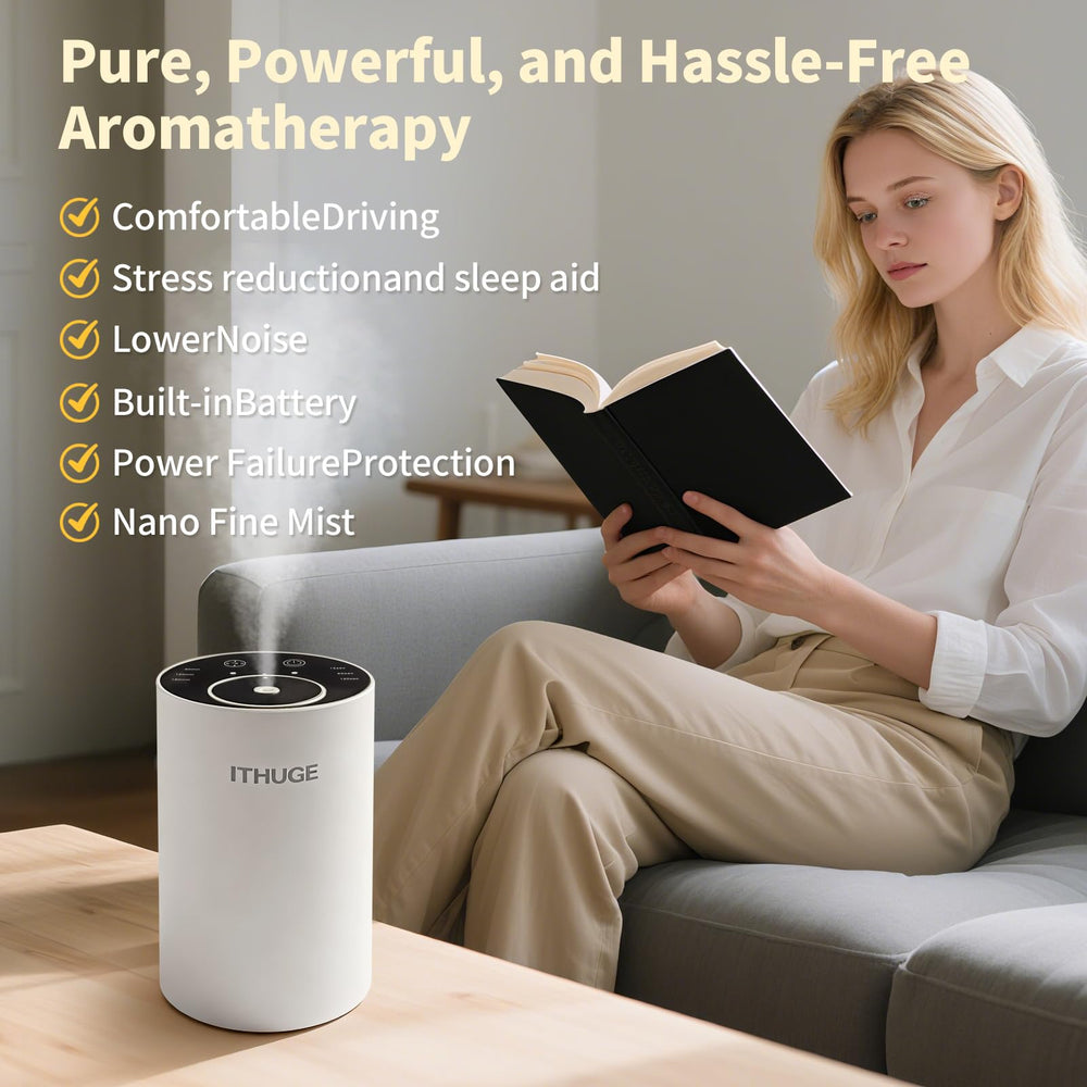 Cordless ITHUGE Waterless Diffuser E200S in compact design