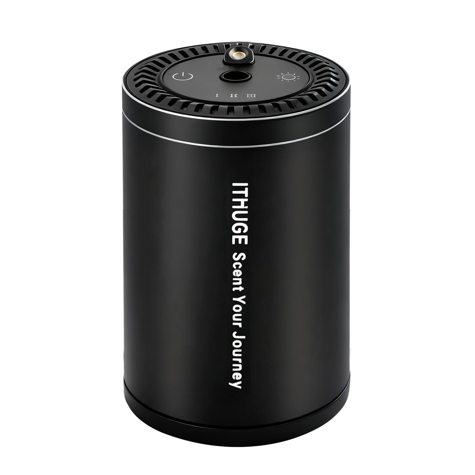 ITHUGE waterless smart car aroma diffuser front view with starry sky projection
