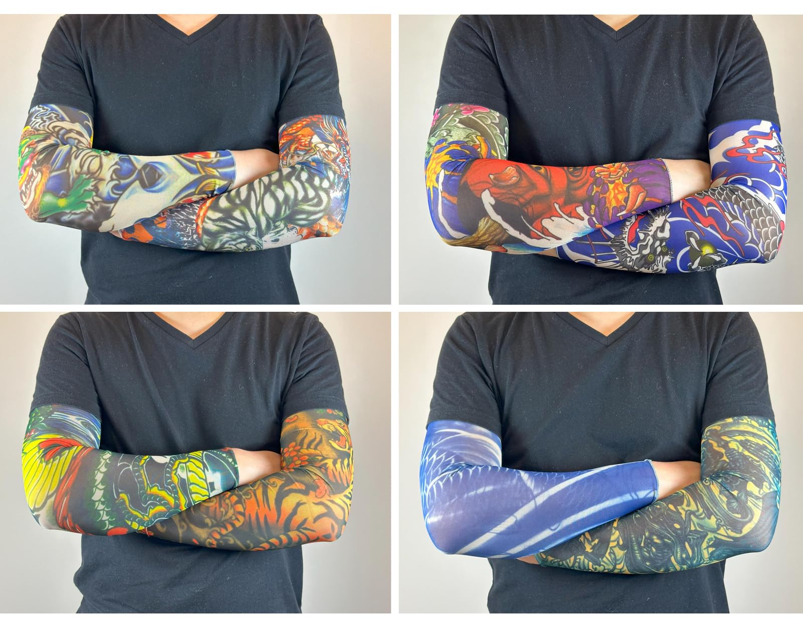 iToolai floral pattern sleeve adds light color and cool comfort during outdoor wear.