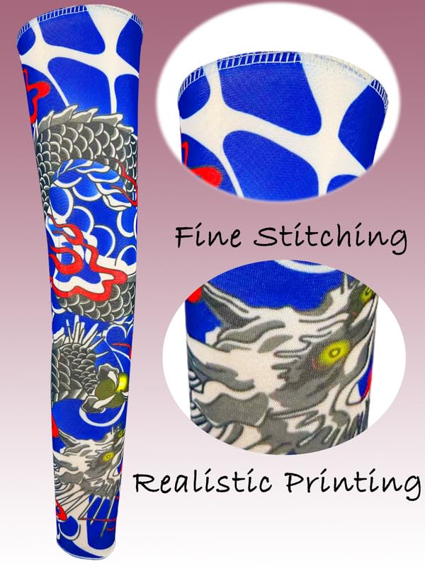 iToolai monster motif sleeve adds bold drama and sun-safe coverage.