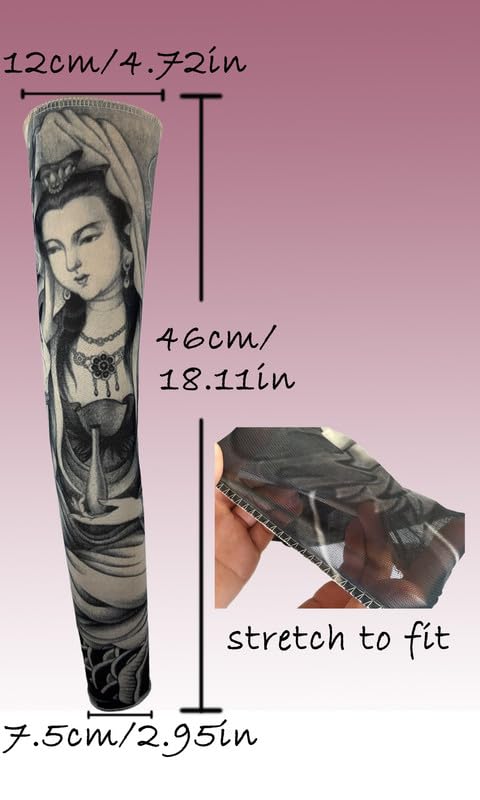 iToolai tribal pattern sleeve pairs with casual or stage looks, plus sun protection.