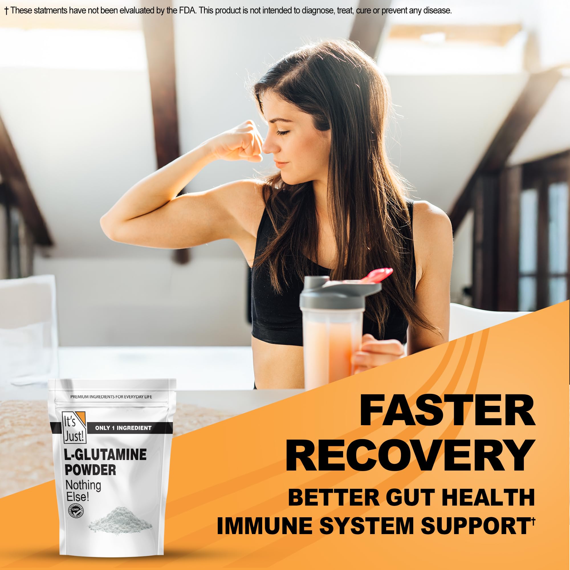 L-Glutamine powder for faster muscle recovery