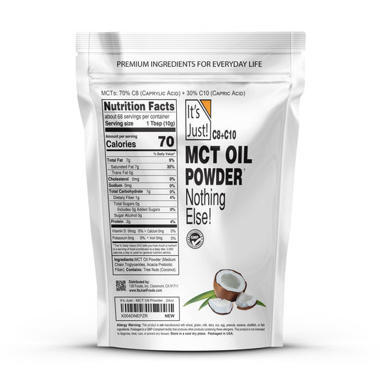 MCT Oil Powder with Acacia prebiotic fiber