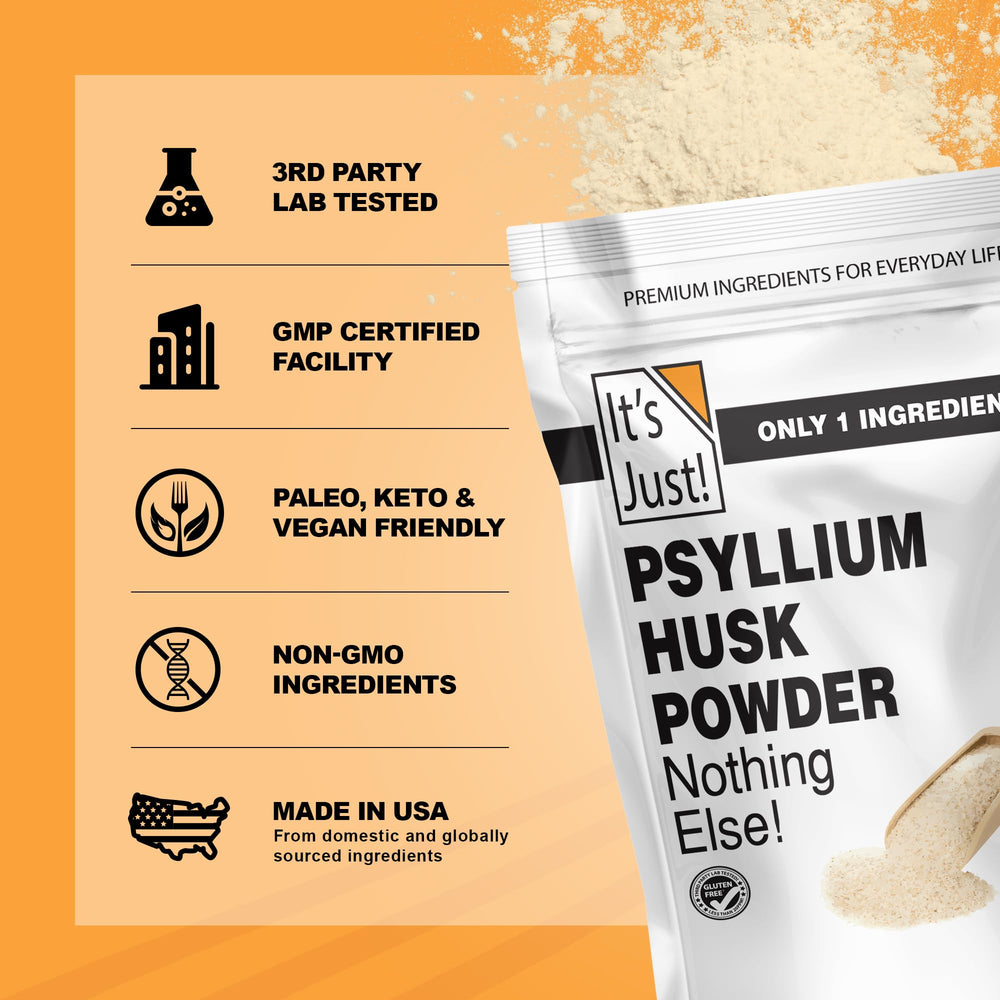 High-fiber keto baking ingredient with xanthan gum