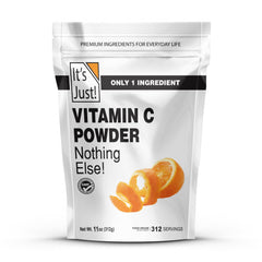 It's Just! Vitamin C Powder bottle with scoop