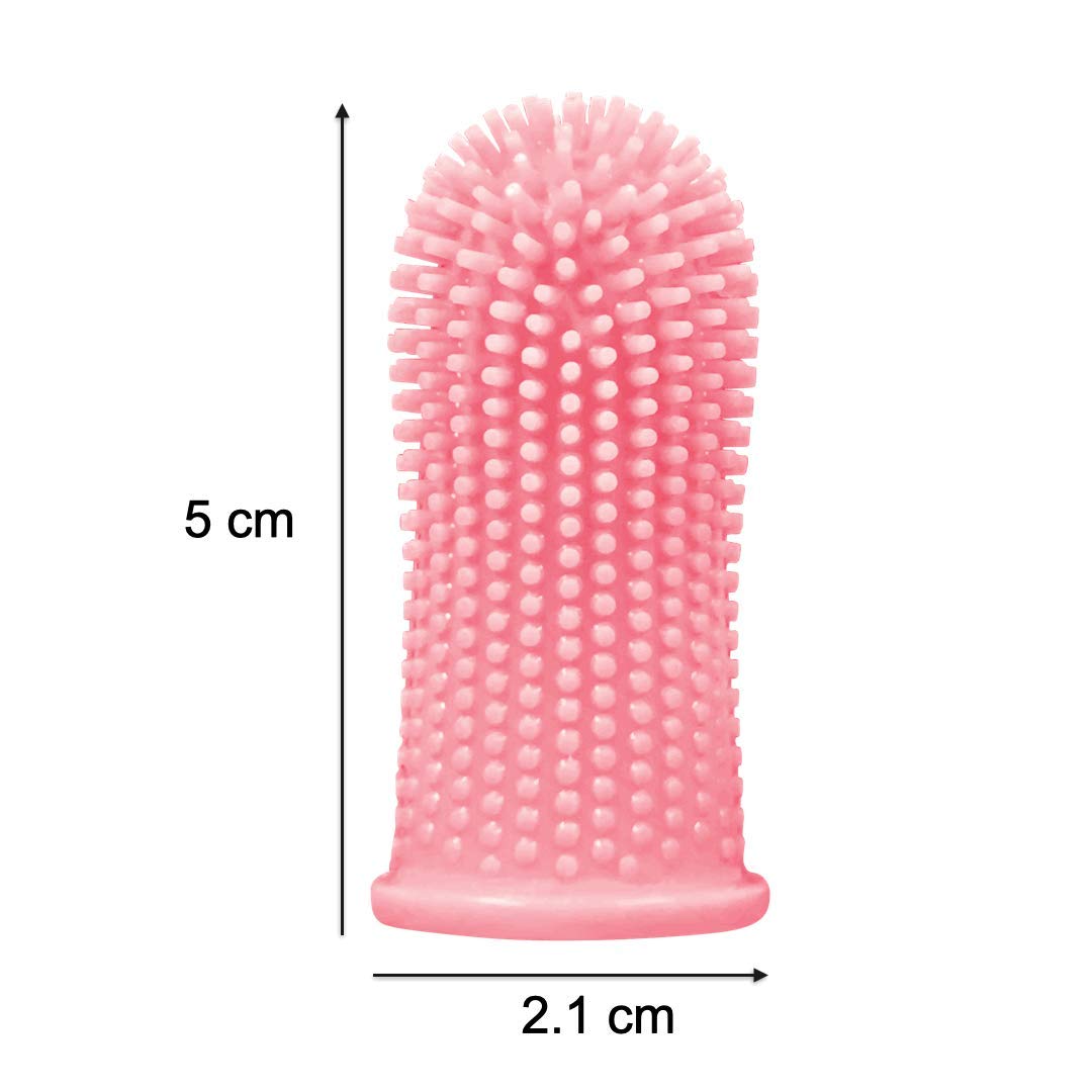 Itsy Bitsy pink baby toothbrush set packaging
