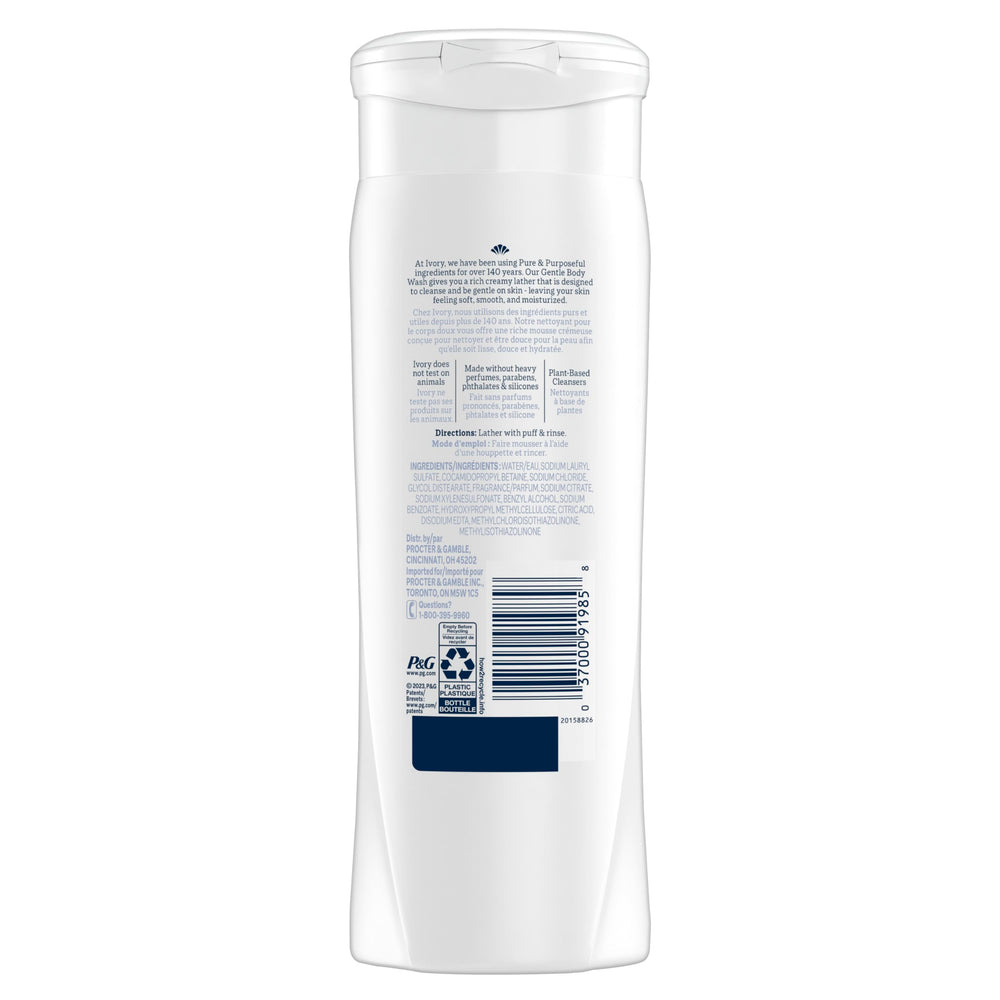 Ivory Lavender Body Wash packaging display shows value in a 21 oz bottle