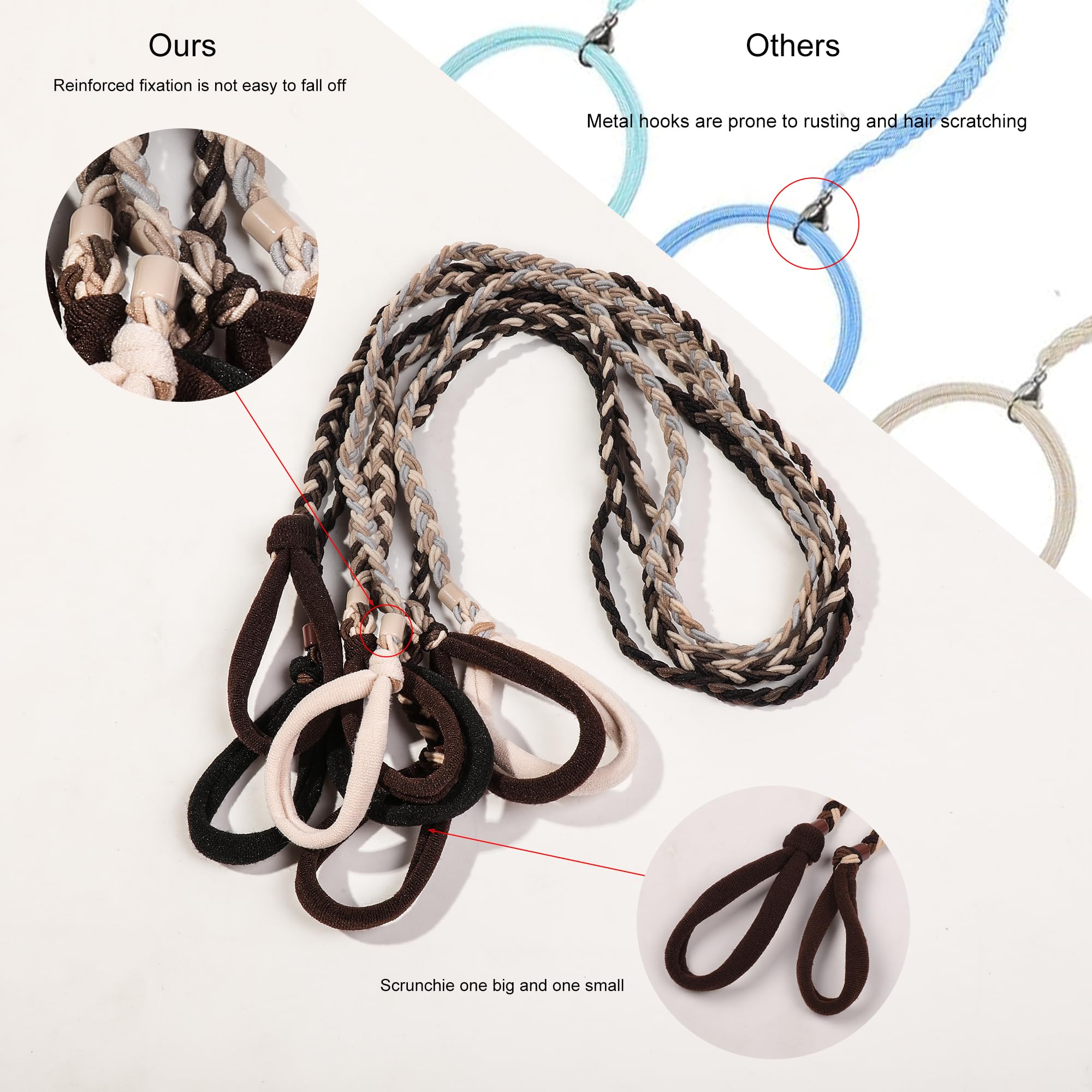 Ivyu sport hair ties ideal for gym workouts and swimming.