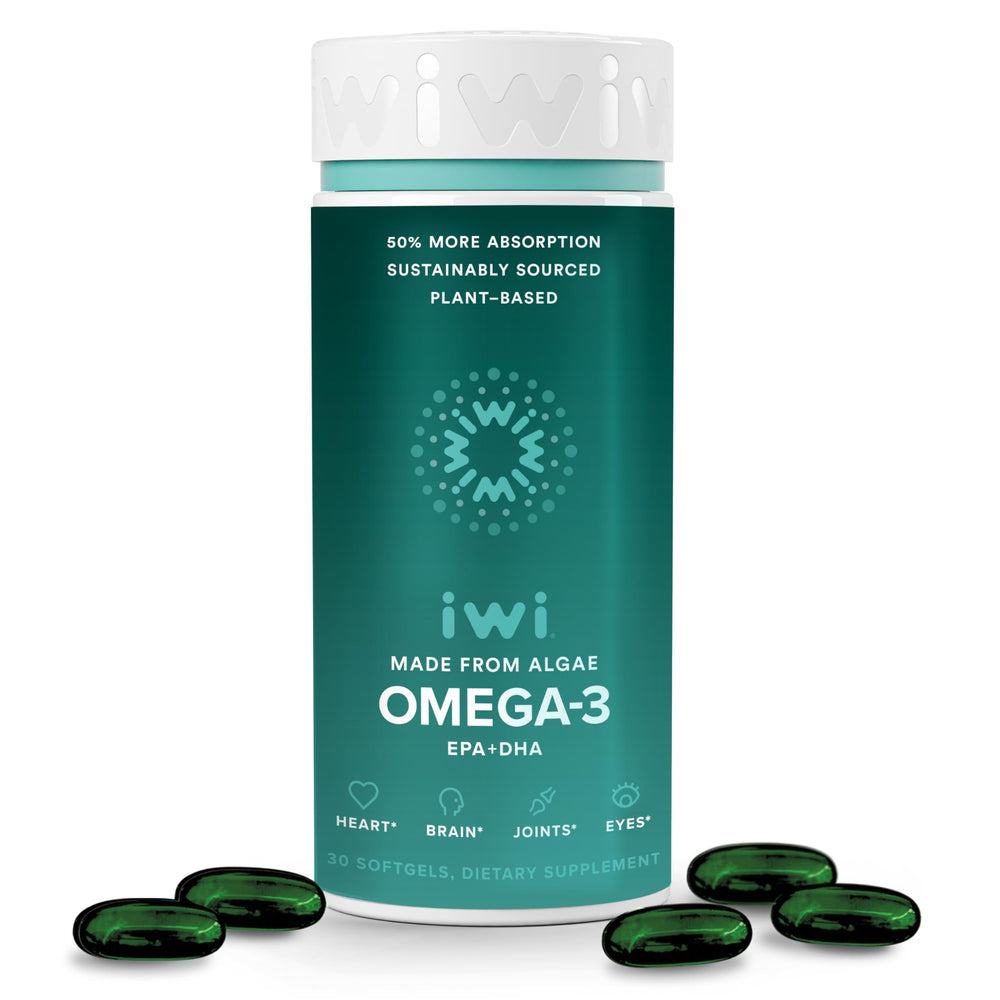 Iwi Omega-3 bottle front packshot