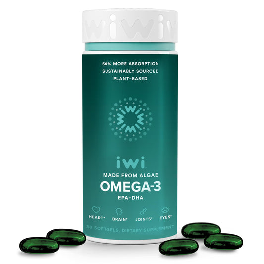 Iwi Omega-3 bottle front packshot