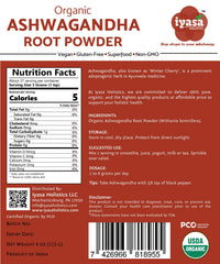 Close-up of fine organic Ashwagandha powder texture