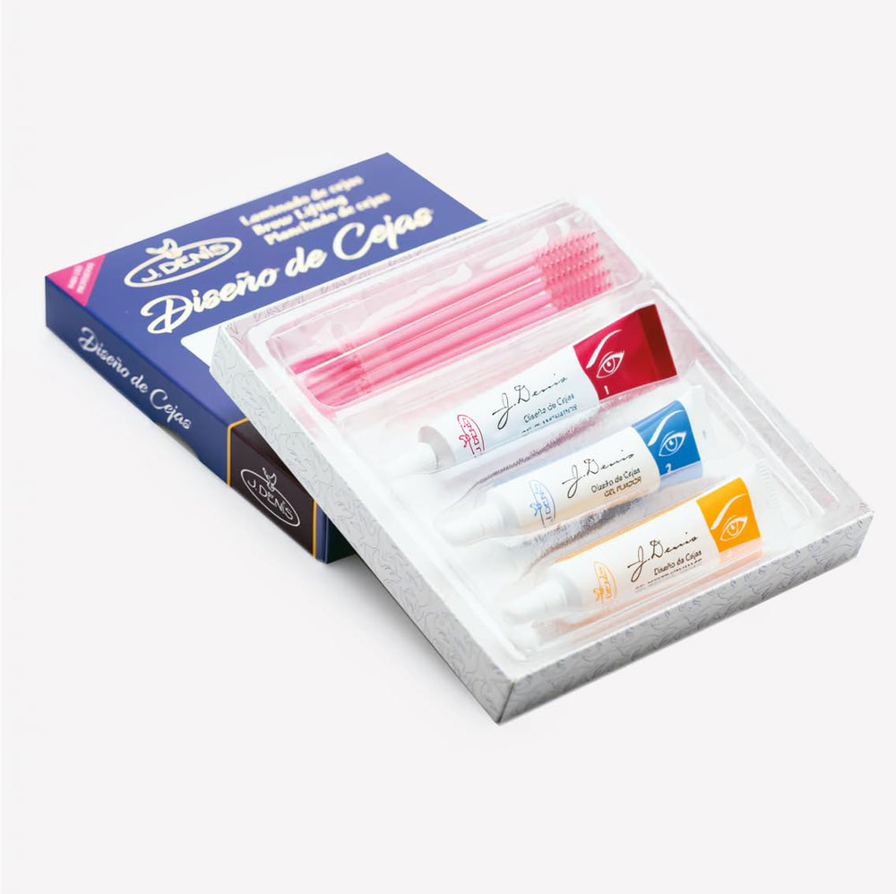 J. Denis Eyebrow Design Kit stencil guide for quick, symmetrical brows.