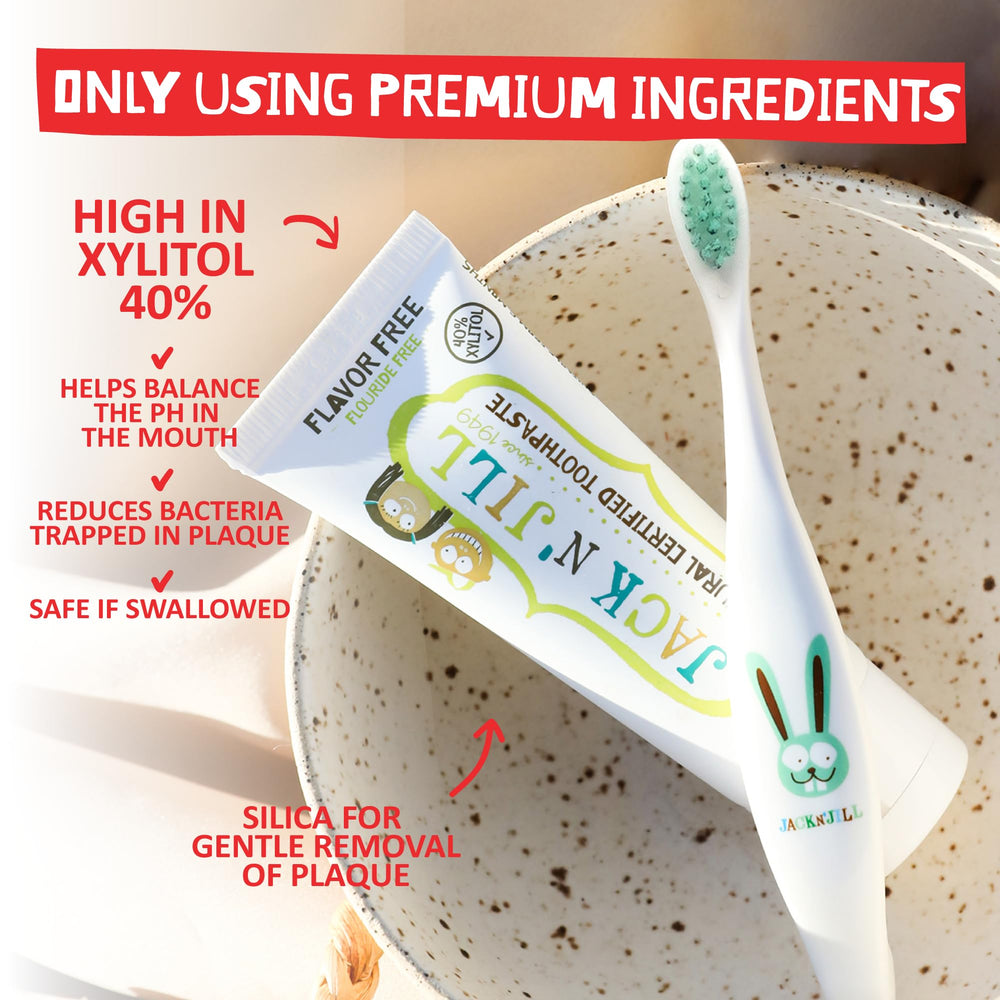 BPA-free packaging for Jack N' Jill toothpaste