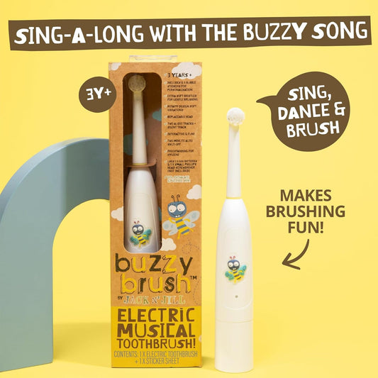 Buzzy Brush showing Tri-Color LED indicators