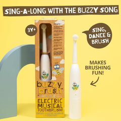 Buzzy Brush showing Tri-Color LED indicators