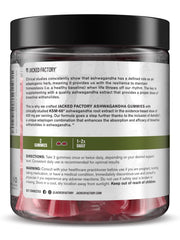 Cherry Splash flavored Ashwagandha Gummies from Jacked Factory