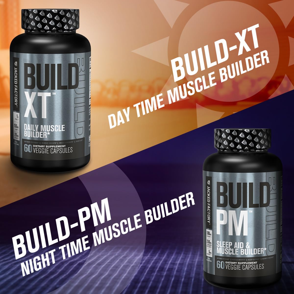 Scoop and capsules arranged for Build PM next to a glass