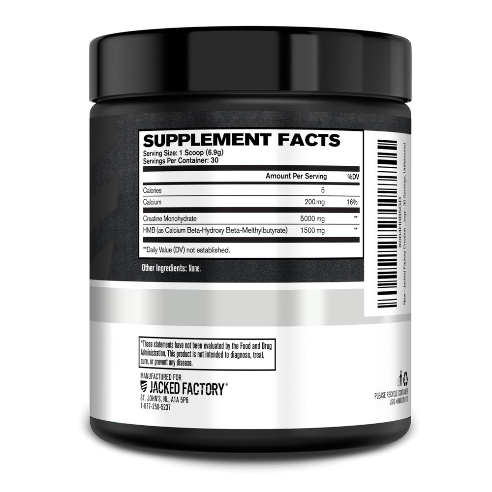 Lifestyle image showing supplements with creatine powder and other products