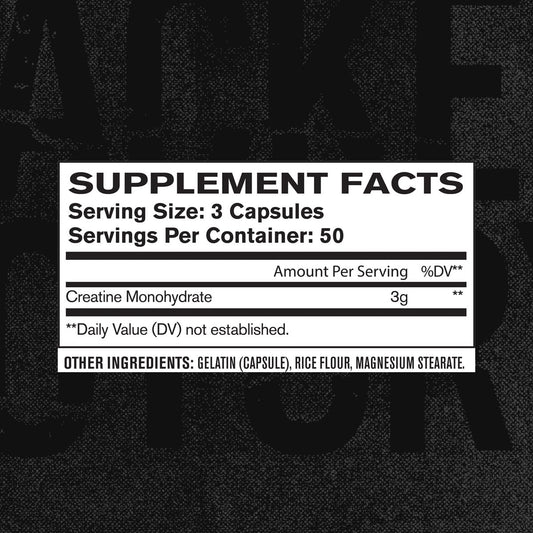 Close-up of a single 1000mg creatine monohydrate capsule