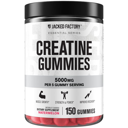 Jacked Factory Creatine Monohydrate Gummies Watermelon 150-count hero image