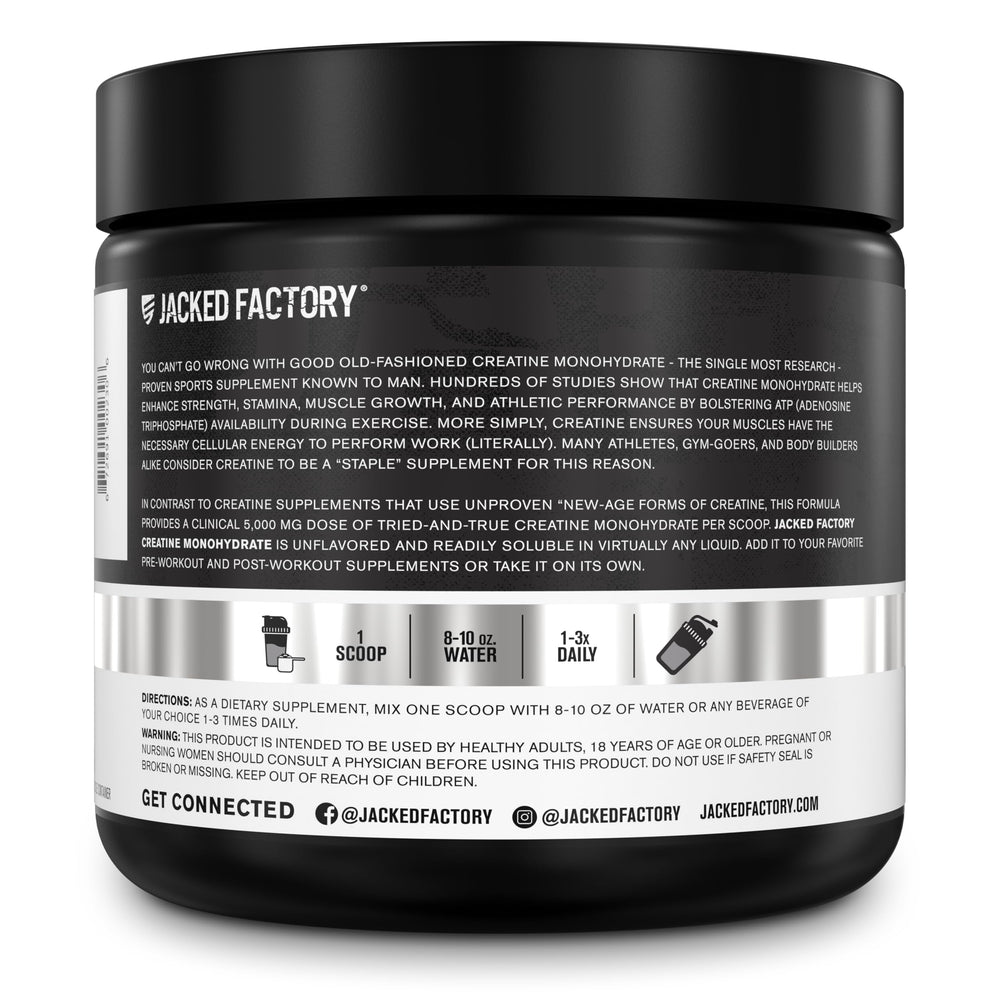 Representative badge and packaging of the creatine powder