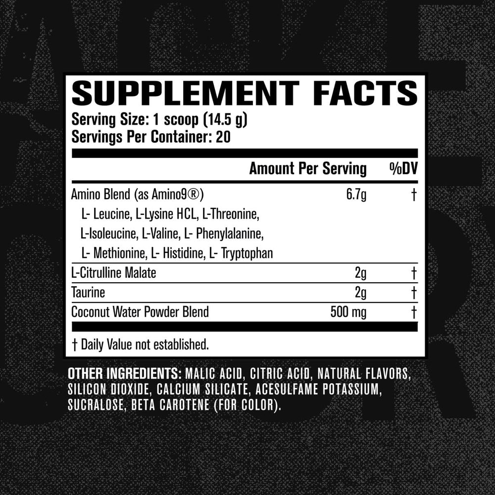 Jacked Factory EAA Surge Pineapple flavor label