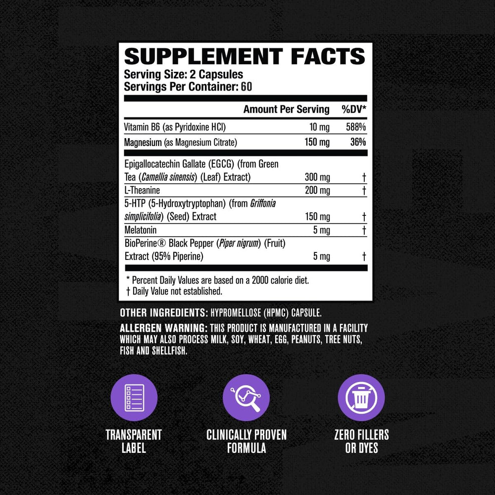 Lean PM ingredients panel highlights natural metabolism boosters and clean label.