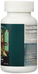Close-up of Jade Screen Teapills label on bottle