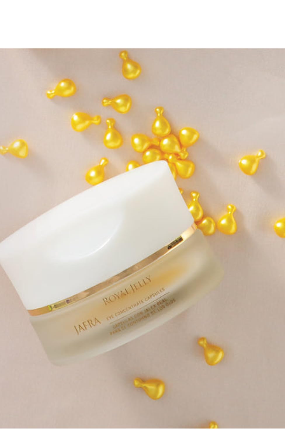 Close-up of Microsponges releasing anti-aging peptides