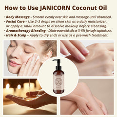 Multi-use coconut oil for skin, face, body and hair