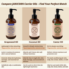 Massage use of JANICORN grape seed oil