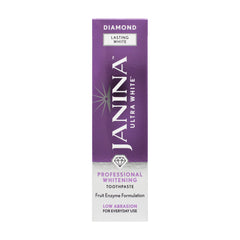 Janina Ultra White Whitening Toothpaste 75ml tube and packaging