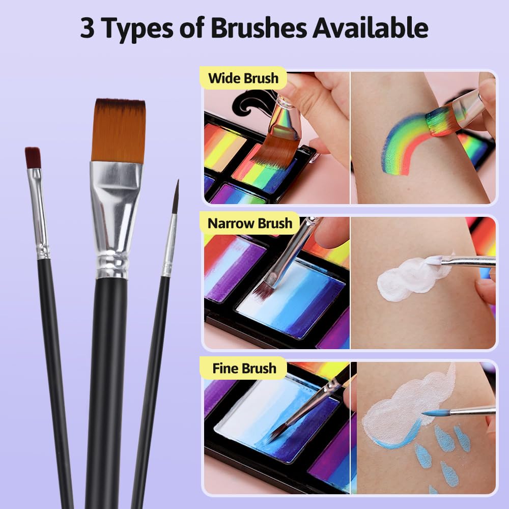 Easy cleanup with warm soapy water or makeup remover.