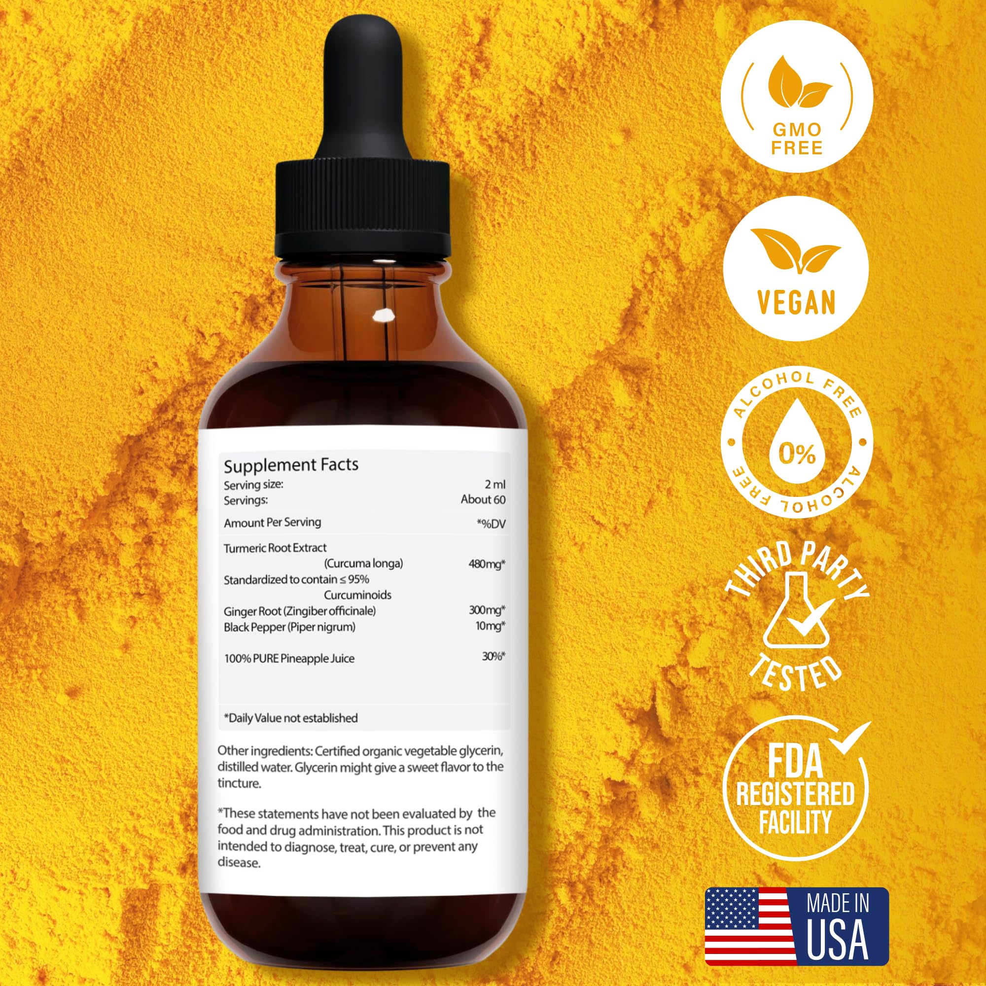 Black pepper extract used to enhance turmeric absorption
