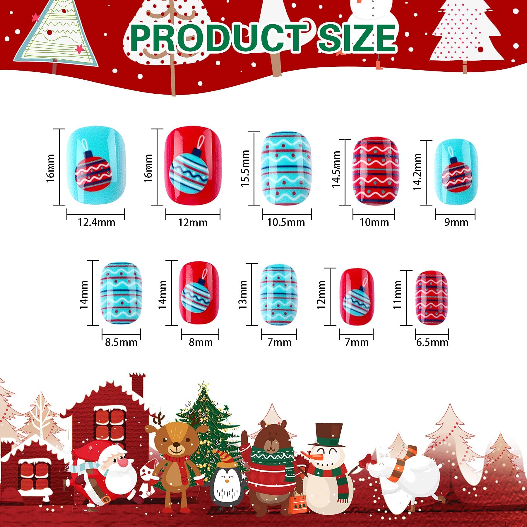 JANYUN Kids nail application demo shows quick, mess-free festive styling.