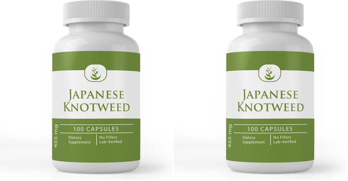 Pure Original Japanese Knotweed capsules bottle – pack of 2, 100 capsules