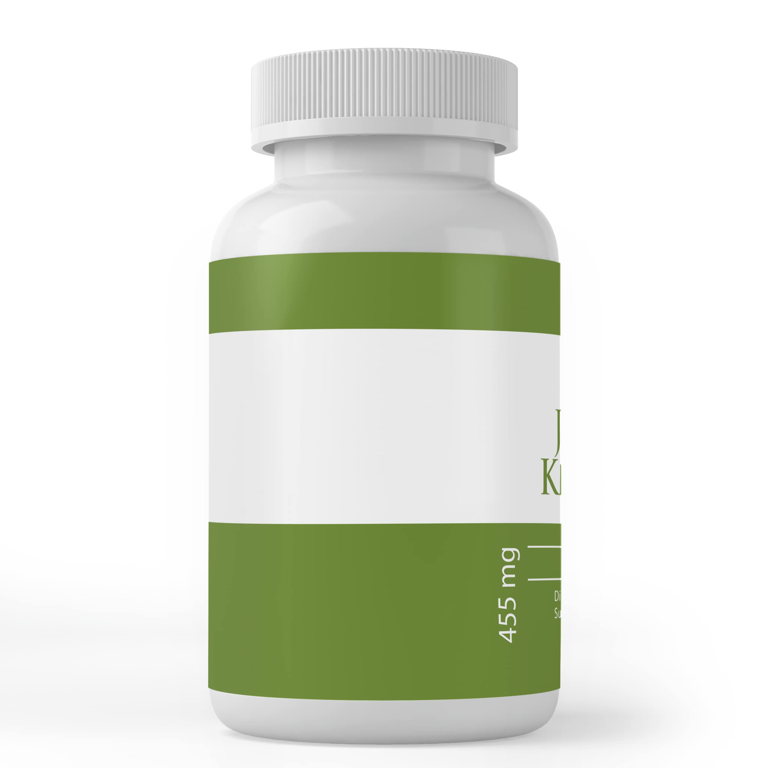 Single-ingredient Japanese Knotweed capsules close-up