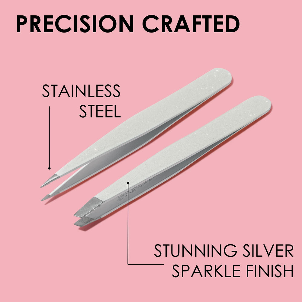 JAPONESQUE precision tips grip hair at the root for clean plucking