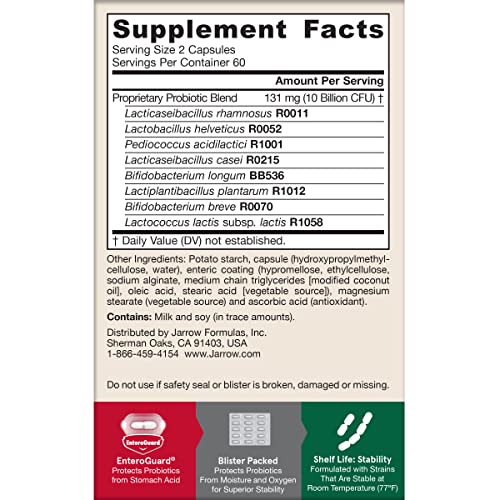 60-day supply indication for Jarro-Dophilus EPS probiotics