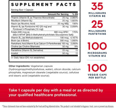 Front-facing bottle of Jarrow B-Right Pack 2 capsules