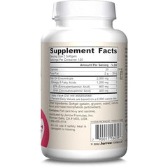Packaging showing 120-day supply of 240 softgels