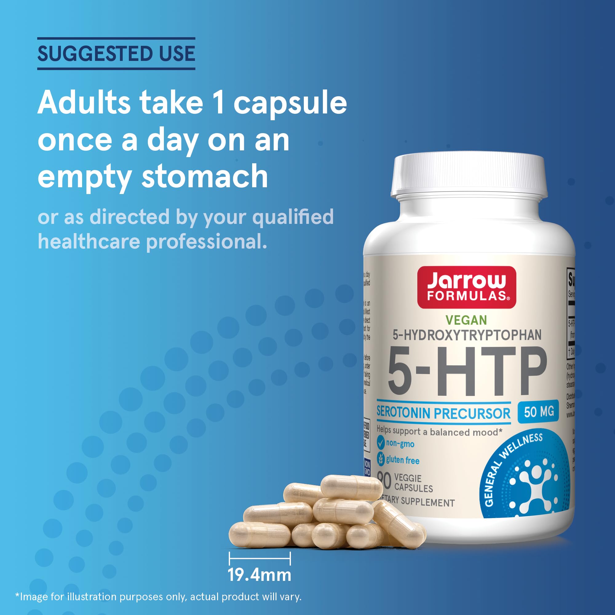 Mood support concept image related to 5-HTP
