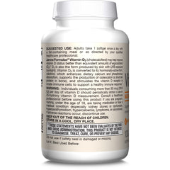 Jarrow Vitamin D3 bottle on a white background