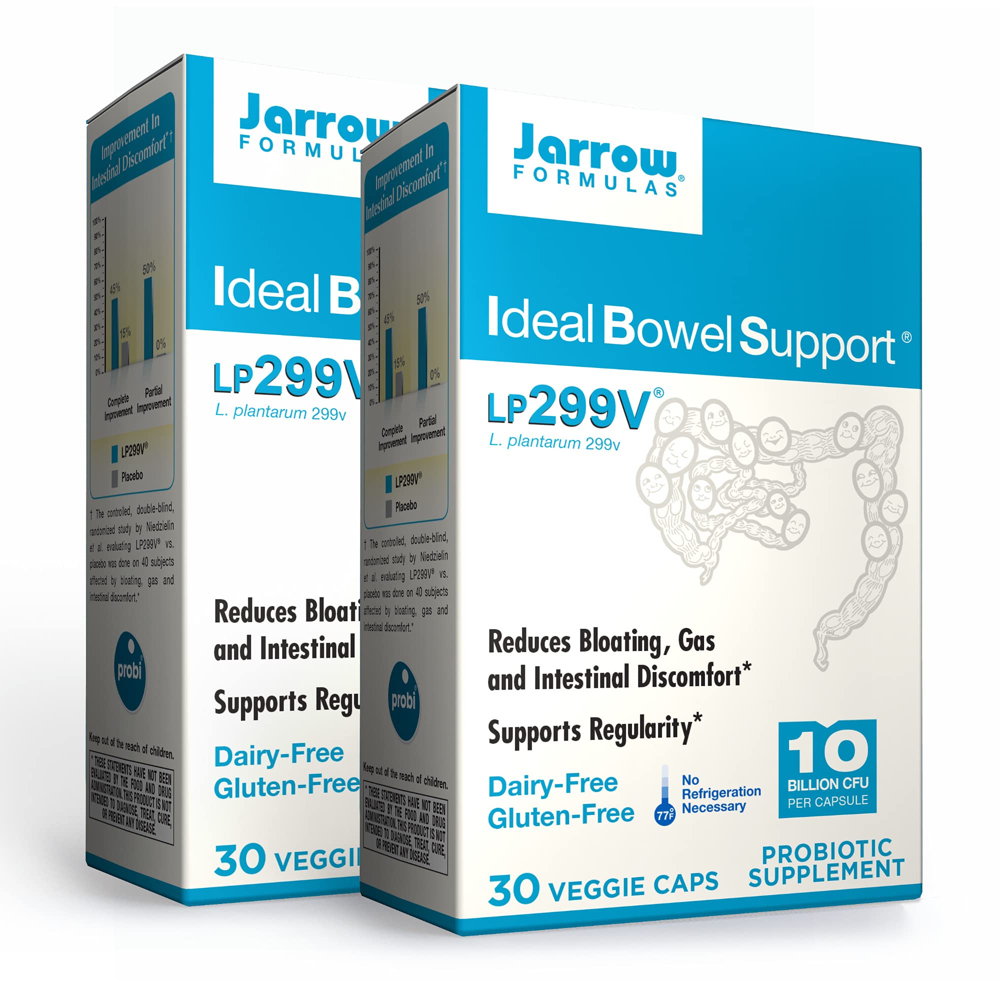 Jarrow Formulas Ideal Bowel Support 2-pack front view