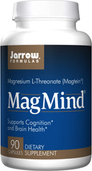 Jarrow Formulas MagMind Magnesium L-Threonate 90 capsules per bottle, 3-pack